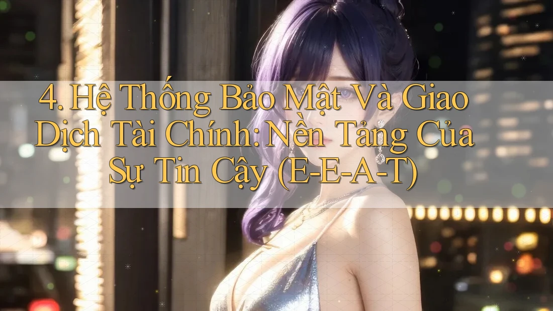 4. Hệ Thống Bảo Mật Và Giao Dịch Tài Chính: Nền Tảng Của Sự Tin Cậy (E-E-A-T)