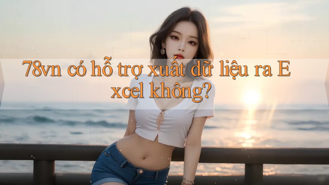 78vn có hỗ trợ xuất dữ liệu ra Excel không? 78vn có hỗ trợ xuất dữ liệu ra Excel không?