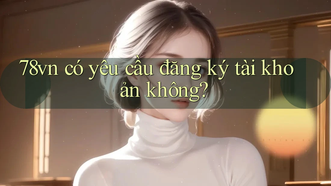 78vn có yêu cầu đăng ký tài khoản không?