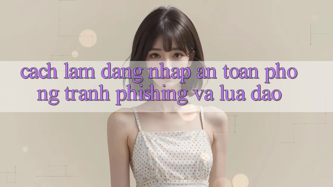 Cách làm Đăng Nhập An Toàn - Phòng Tránh Phishing Và Lừa Đảo