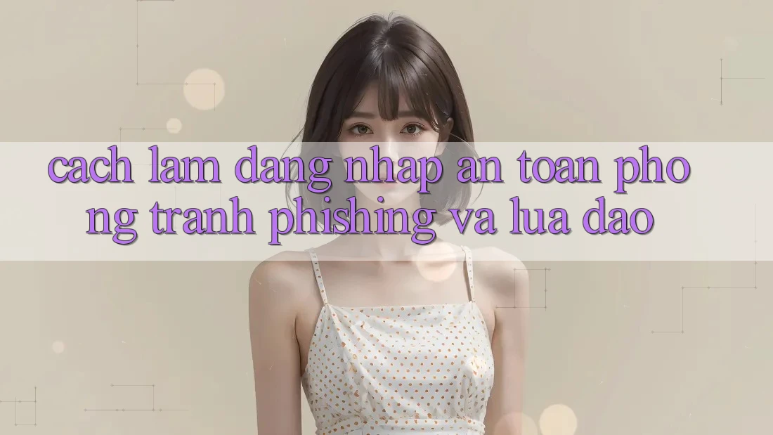 Cách làm Đăng Nhập An Toàn - Phòng Tránh Phishing Và Lừa Đảo