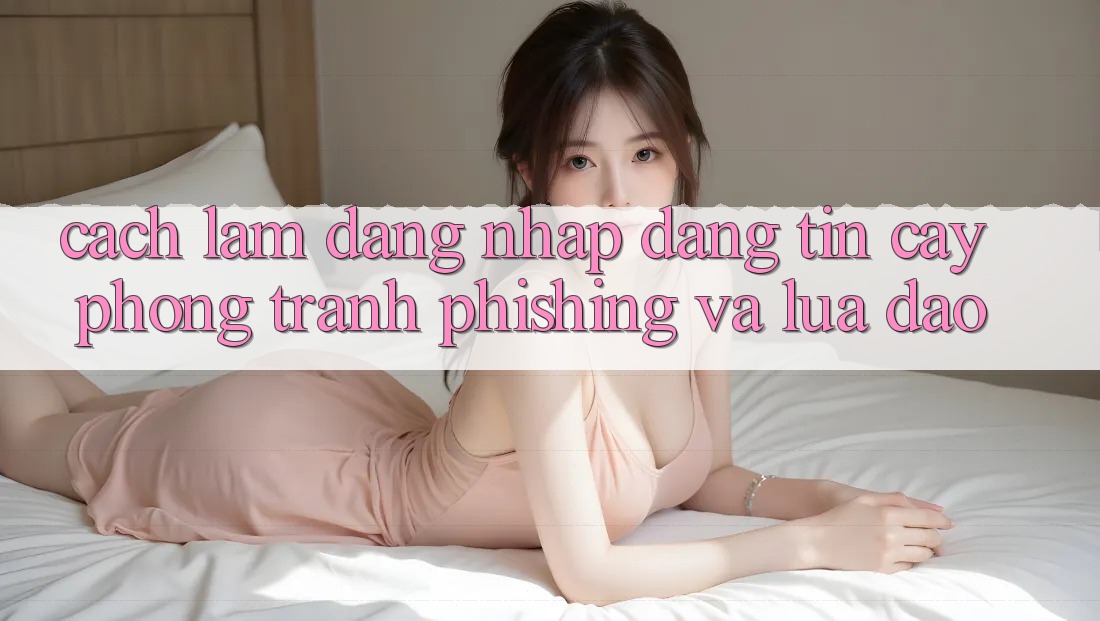 Cách làm Đăng Nhập Đáng tin cậy - Phòng Tránh Phishing Và Lừa Đảo