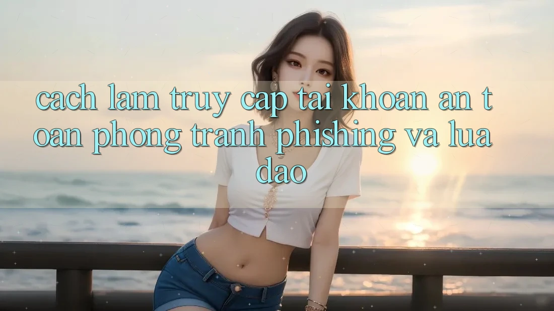 Cách làm Truy cập tài khoản An toàn - Phòng Tránh Phishing Và Lừa Đảo