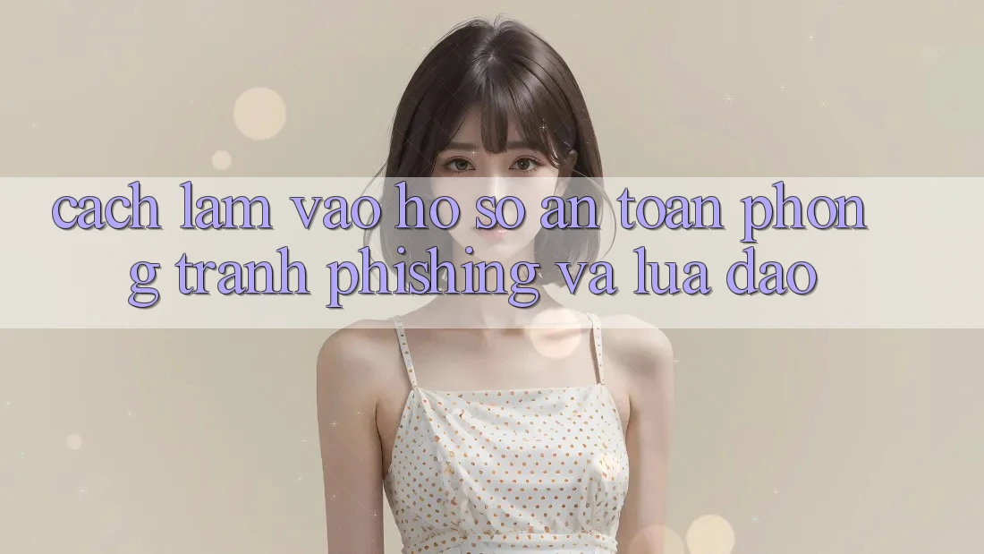 Cách làm Vào hồ sơ An Toàn - Phòng Tránh Phishing Và Lừa Đảo