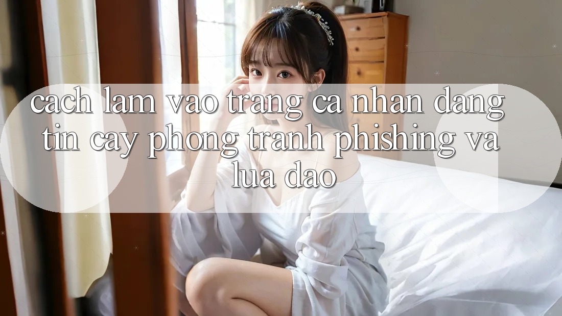 Cách làm Vào trang cá nhân Đáng tin cậy - Phòng Tránh Phishing Và Lừa Đảo
