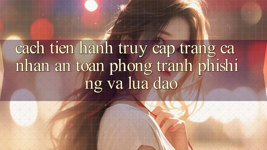 Cách tiến hành Truy cập trang cá nhân An Toàn - Phòng Tránh Phishing Và Lừa Đảo