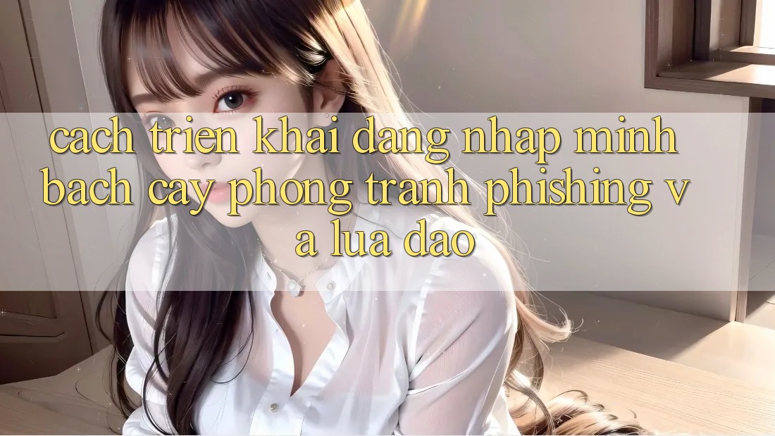 Cách triển khai Đăng nhập Minh bạch cậy - Phòng Tránh Phishing Và Lừa Đảo