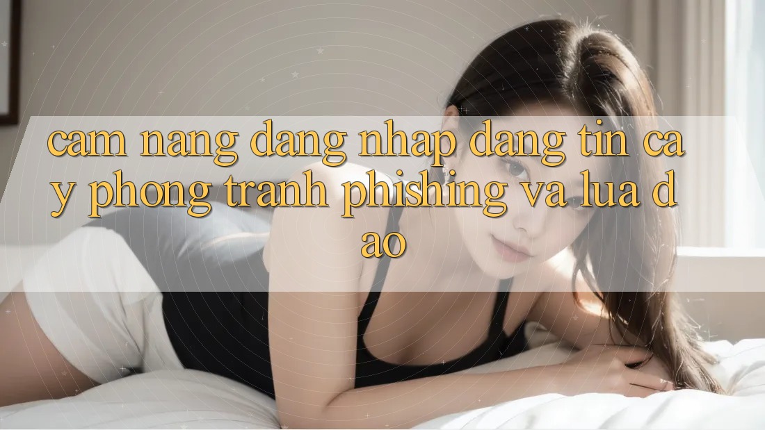 Cẩm nang Đăng Nhập Đáng tin cậy - Phòng Tránh Phishing Và Lừa Đảo