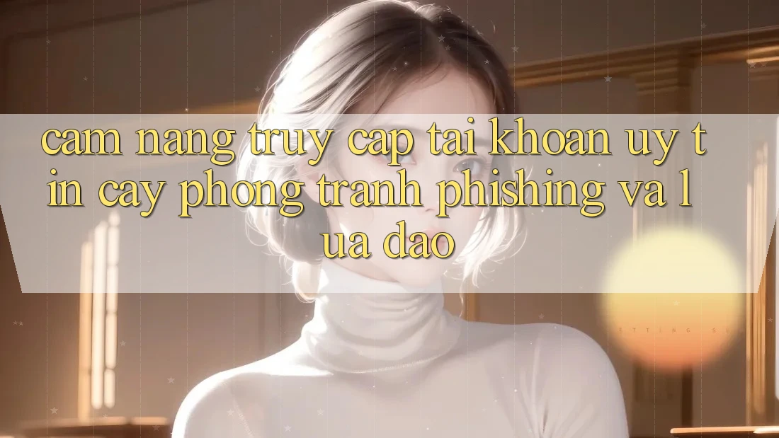 Cẩm nang Truy cập tài khoản Uy tín cậy - Phòng Tránh Phishing Và Lừa Đảo