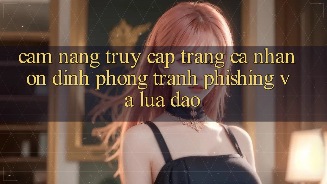 Cẩm nang Truy cập trang cá nhân Ổn định - Phòng Tránh Phishing Và Lừa Đảo