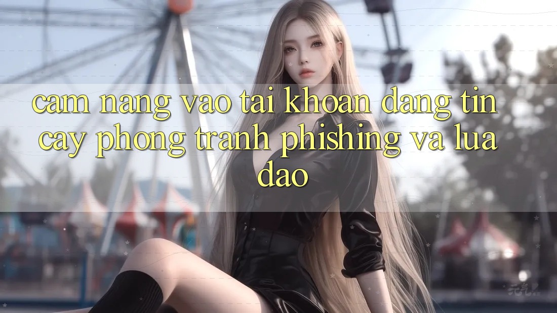 Cẩm nang Vào tài khoản Đáng tin cậy - Phòng Tránh Phishing Và Lừa Đảo