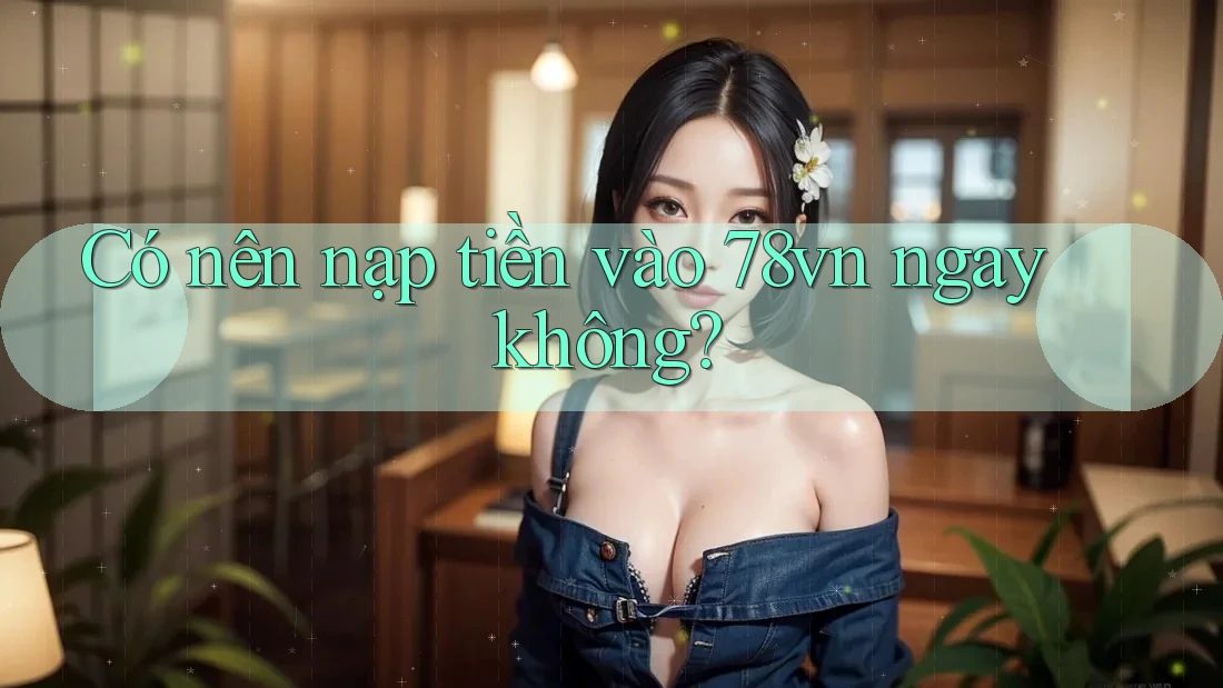Có nên nạp tiền vào 78vn ngay không?