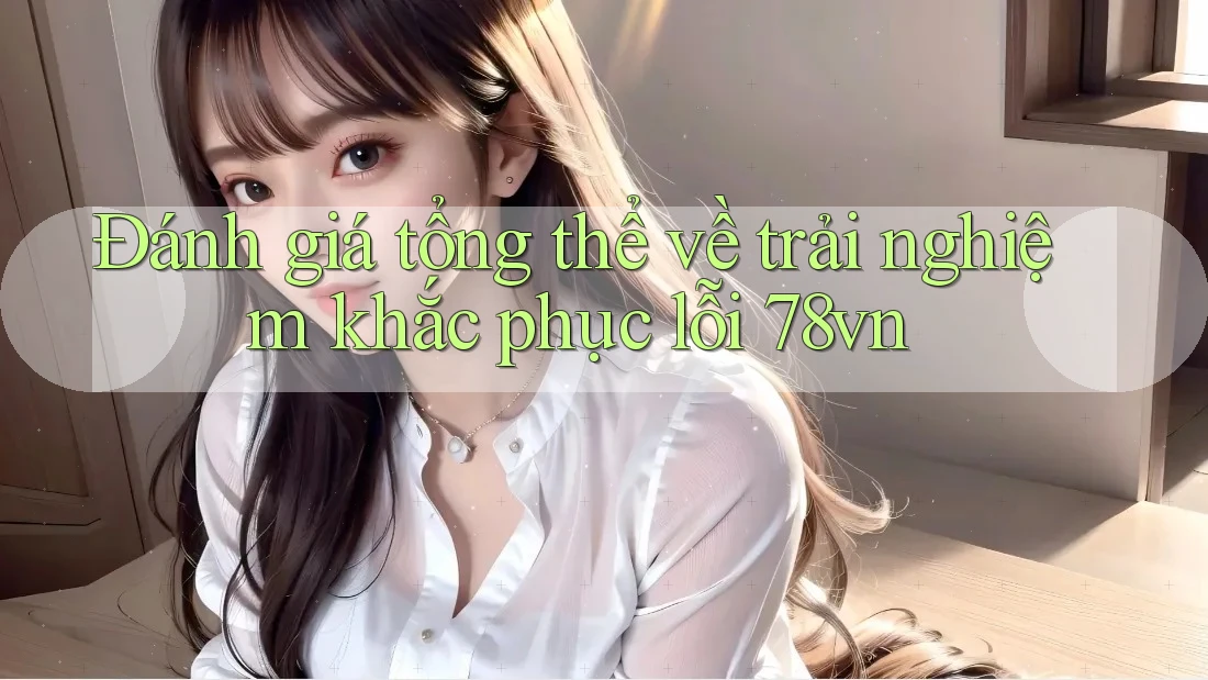 Đánh giá tổng thể về trải nghiệm khắc phục lỗi 78vn