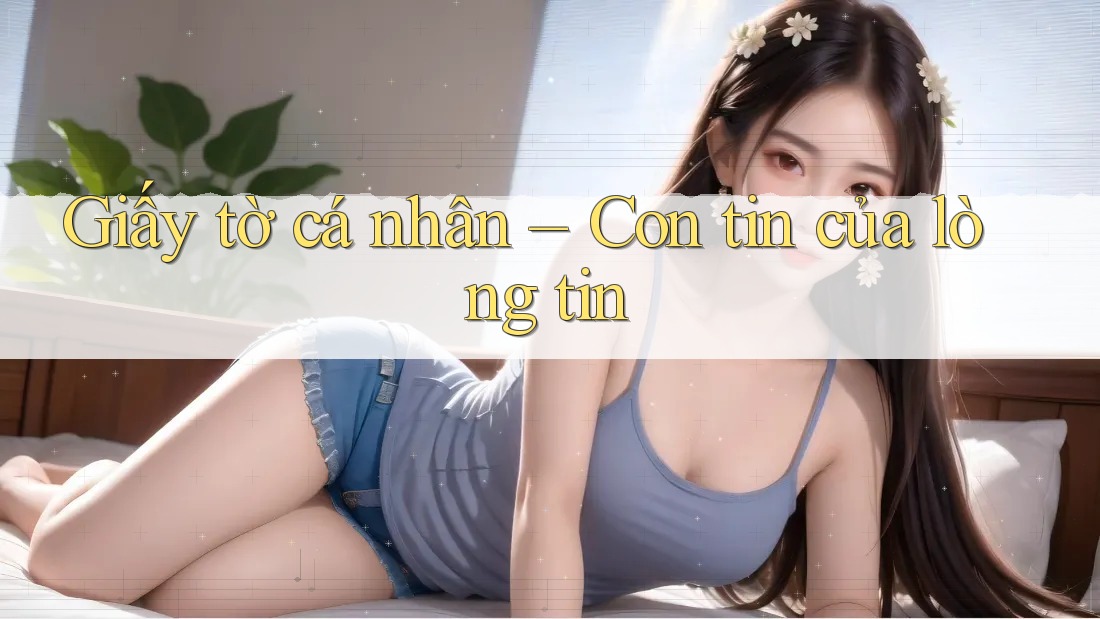Giấy tờ cá nhân – Con tin của lòng tin