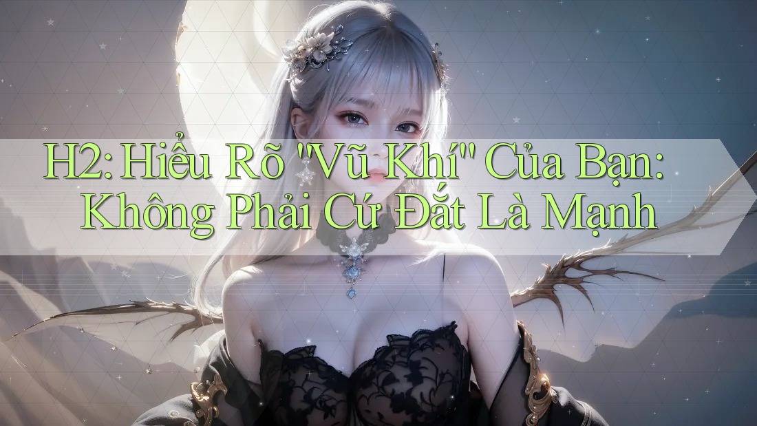 H2: Hiểu Rõ “Vũ Khí” Của Bạn: Không Phải Cứ Đắt Là Mạnh