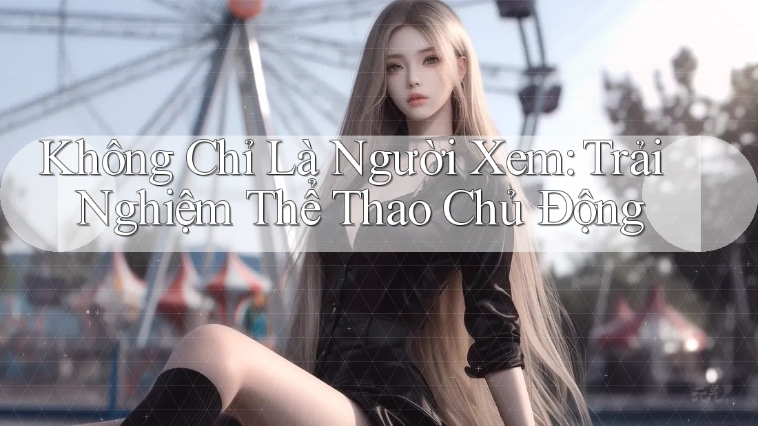 Không Chỉ Là Người Xem: Trải Nghiệm Thể Thao Chủ Động