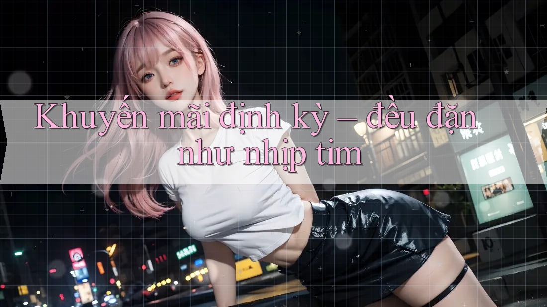 Khuyến mãi định kỳ – đều đặn như nhịp tim