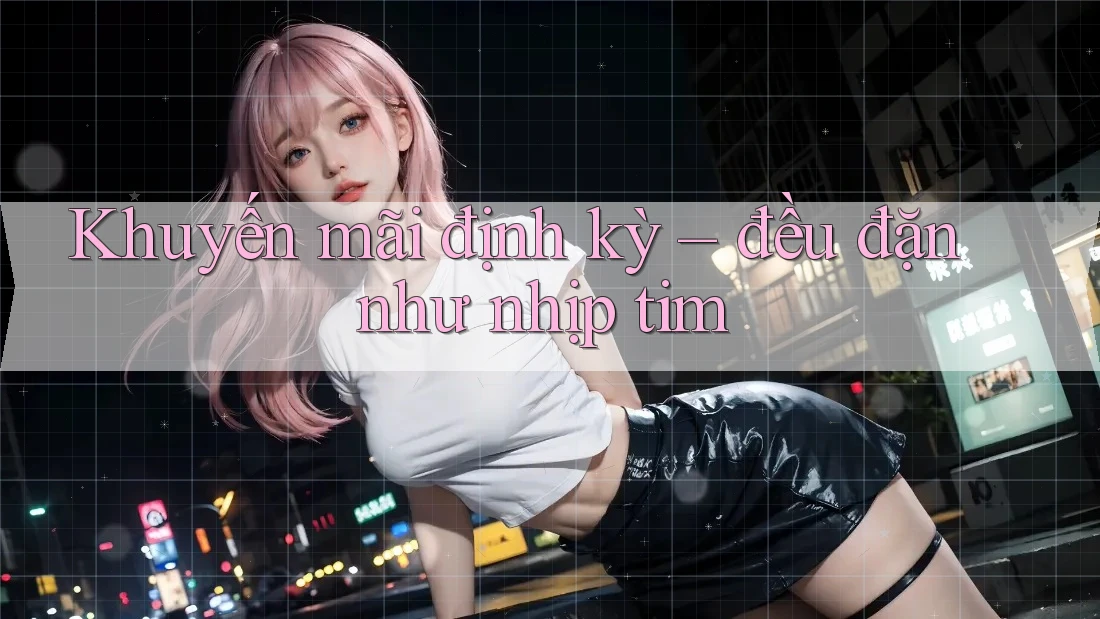 Khuyến mãi định kỳ – đều đặn như nhịp tim