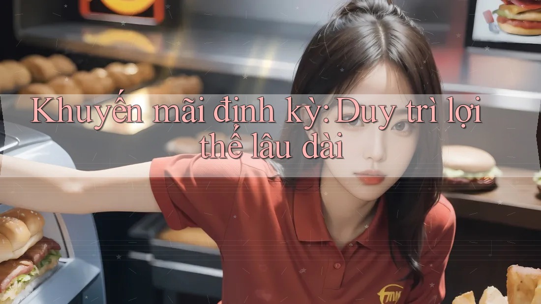 Khuyến mãi định kỳ: Duy trì lợi thế lâu dài