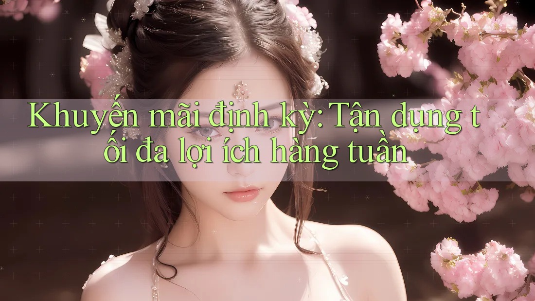 Khuyến mãi định kỳ: Tận dụng tối đa lợi ích hàng tuần