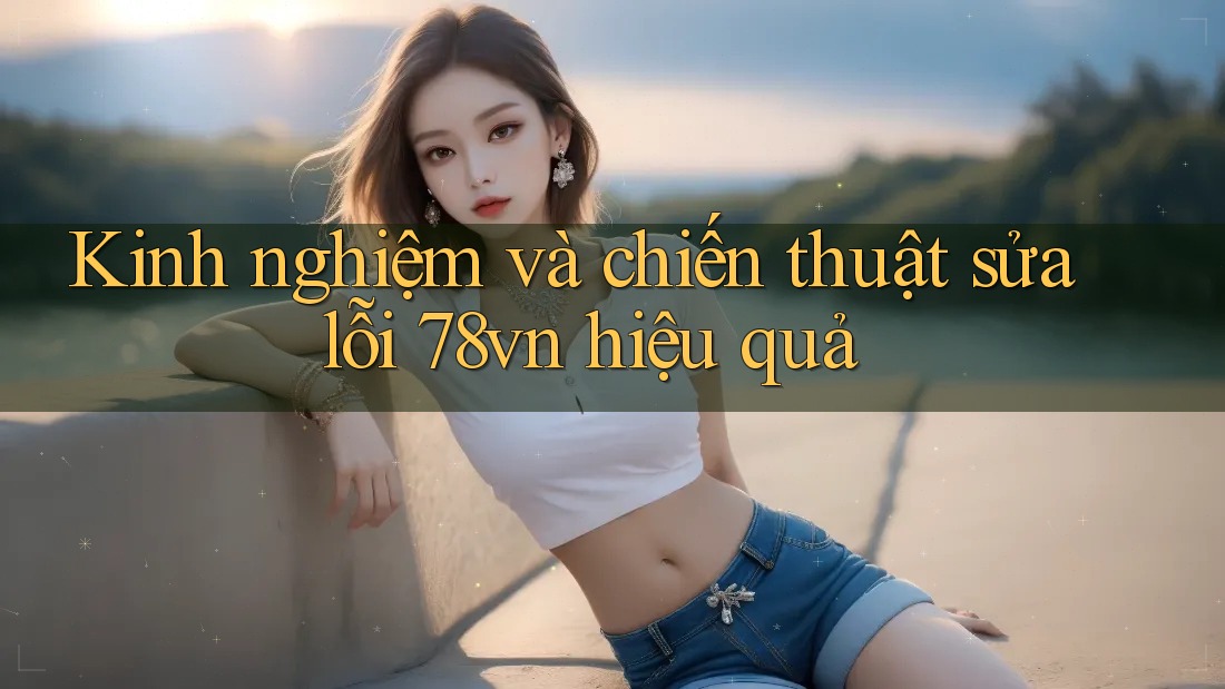 Kinh nghiệm và chiến thuật sửa lỗi 78vn hiệu quả