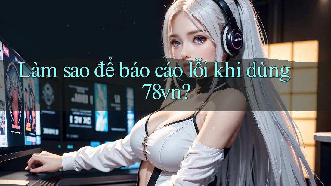 Làm sao để báo cáo lỗi khi dùng 78vn?