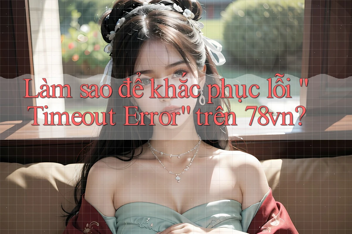 Làm sao để khắc phục lỗi “Timeout Error” trên 78vn?