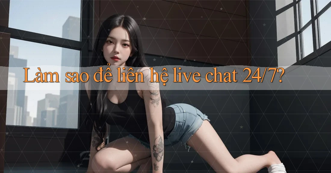 Làm sao để liên hệ live chat 24/7?