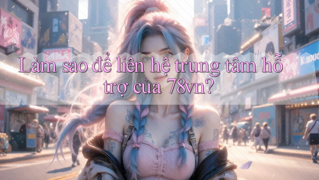 Làm sao để liên hệ trung tâm hỗ trợ của 78vn?