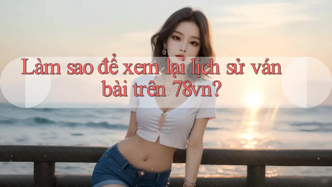 Làm sao để xem lại lịch sử ván bài trên 78vn?