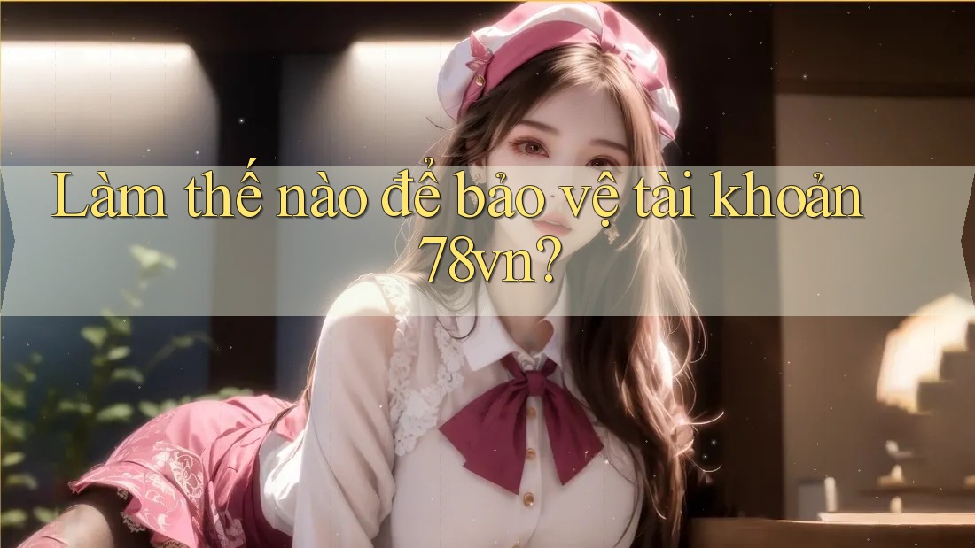 Làm thế nào để bảo vệ tài khoản 78vn?