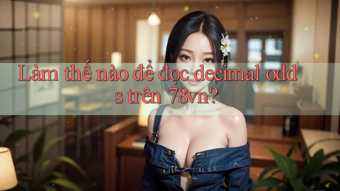 Làm thế nào để đọc decimal odds trên 78vn?