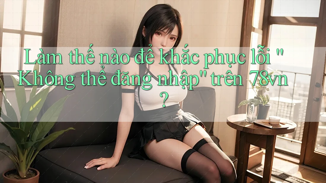 Làm thế nào để khắc phục lỗi “Không thể đăng nhập” trên 78vn?