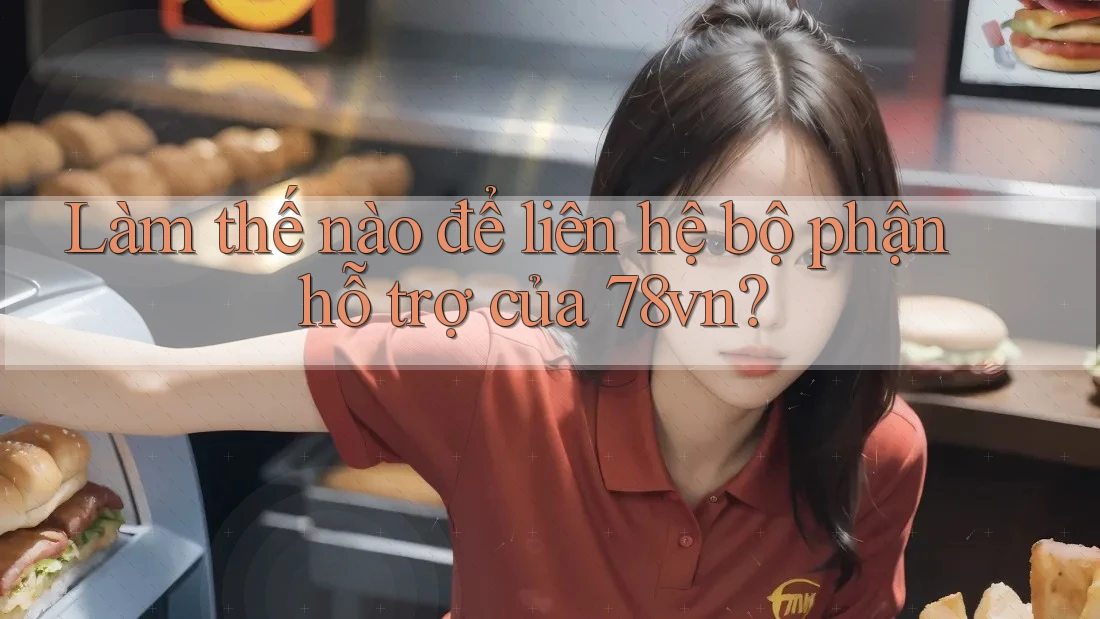 Làm thế nào để liên hệ bộ phận hỗ trợ của 78vn?