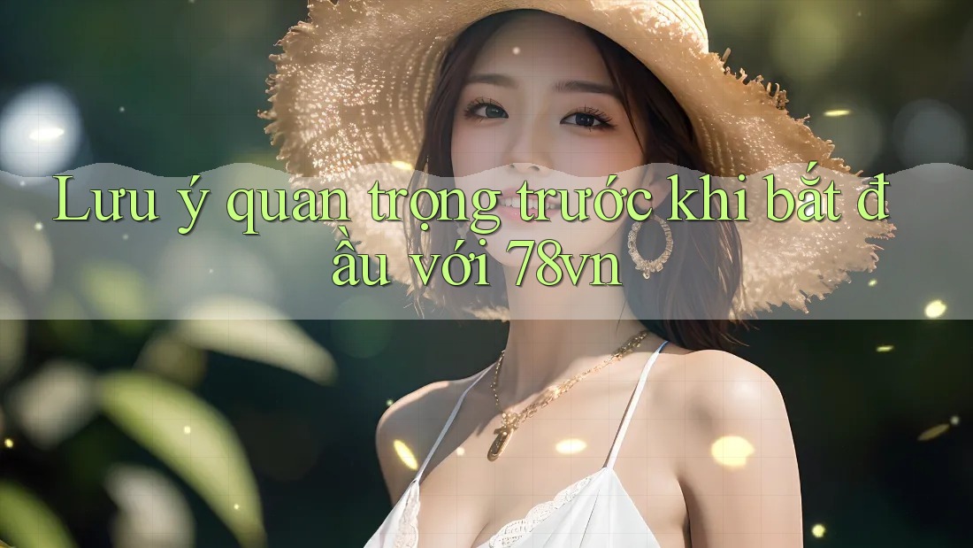 Lưu ý quan trọng trước khi bắt đầu với 78vn