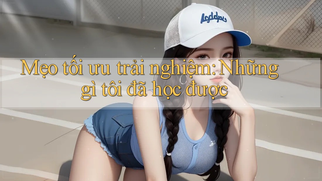 Mẹo tối ưu trải nghiệm: Những gì tôi đã học được