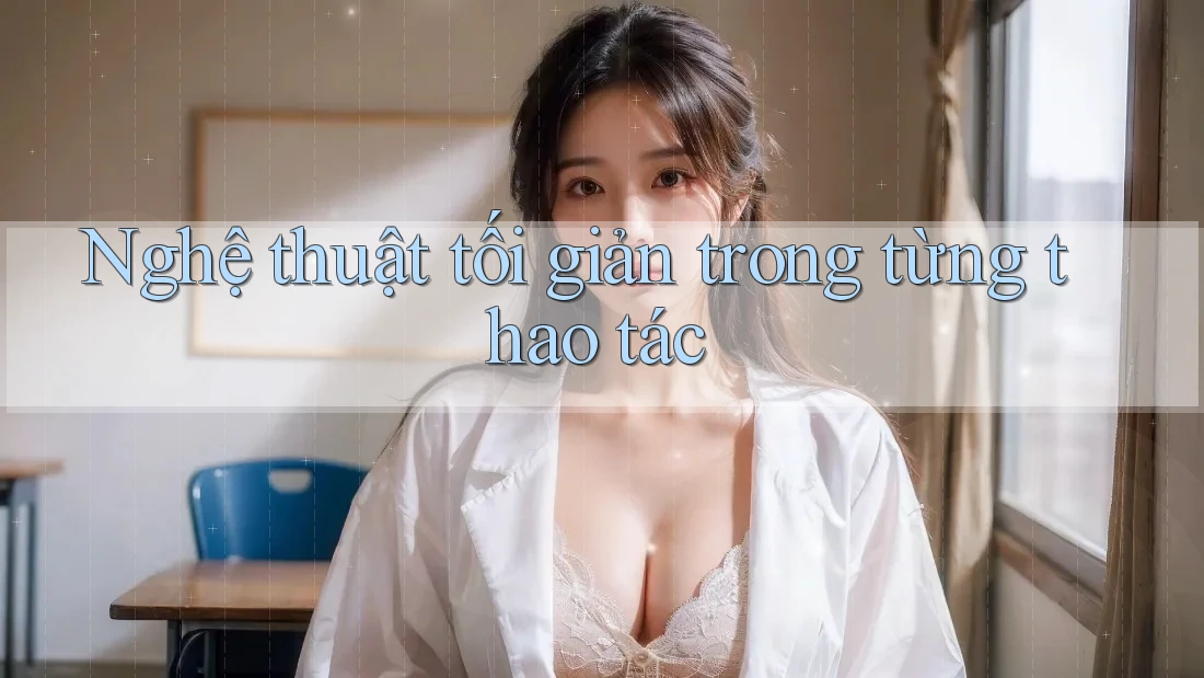 Nghệ thuật tối giản trong từng thao tác
