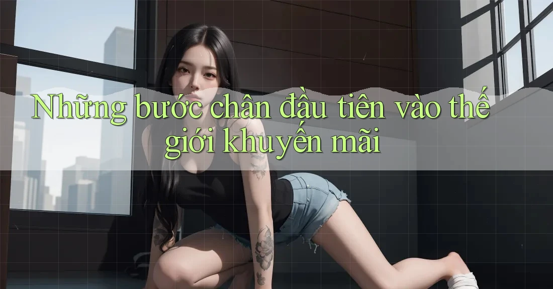 Những bước chân đầu tiên vào thế giới khuyến mãi