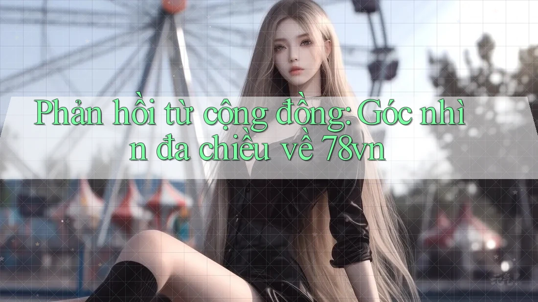 Phản hồi từ cộng đồng: Góc nhìn đa chiều về 78vn