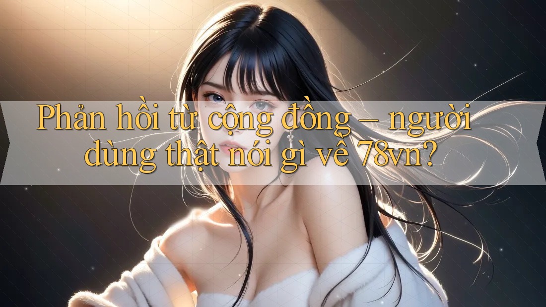 Phản hồi từ cộng đồng – người dùng thật nói gì về 78vn?