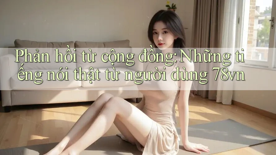 Phản hồi từ cộng đồng: Những tiếng nói thật từ người dùng 78vn Phản hồi từ cộng đồng: Những tiếng nói thật từ người dùng 78vn