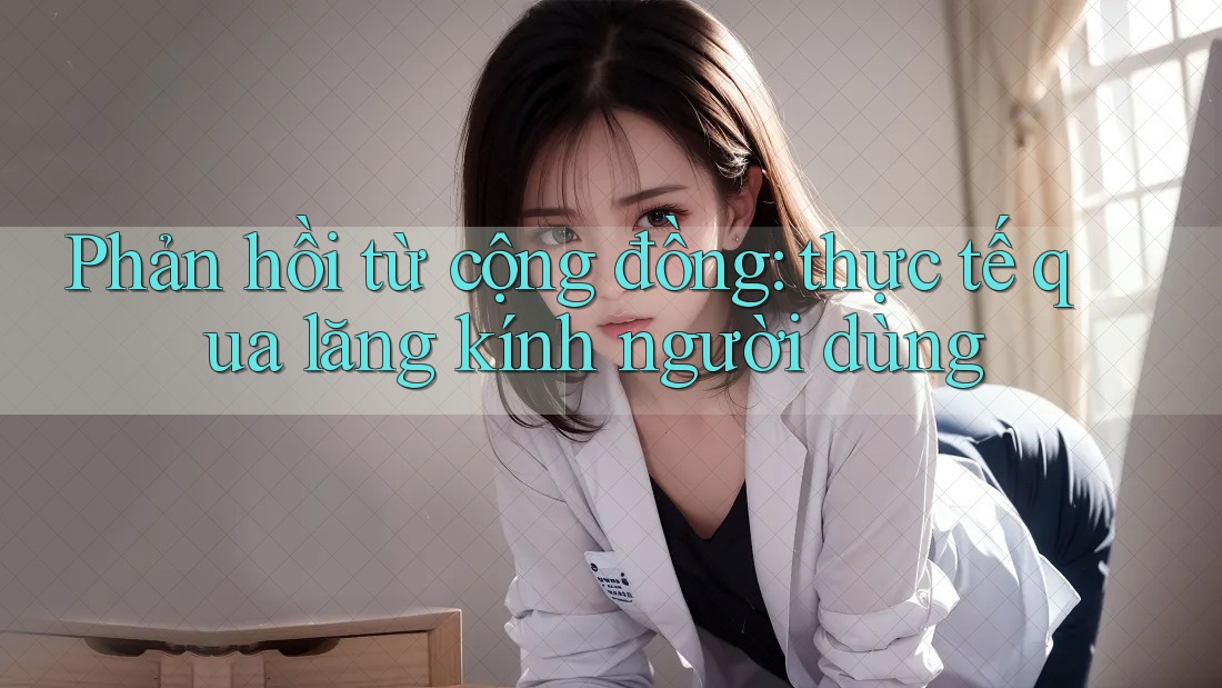 Phản hồi từ cộng đồng: Thực tế qua lăng kính người dùng