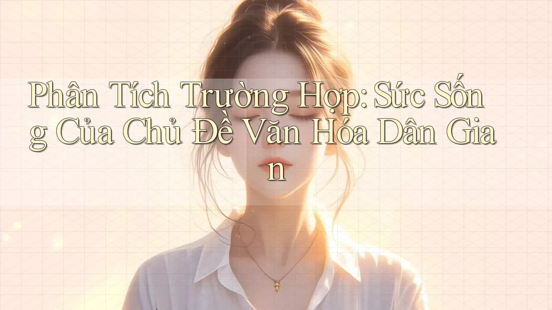 Phân Tích Trường Hợp: Sức Sống Của Chủ Đề Văn Hóa Dân Gian