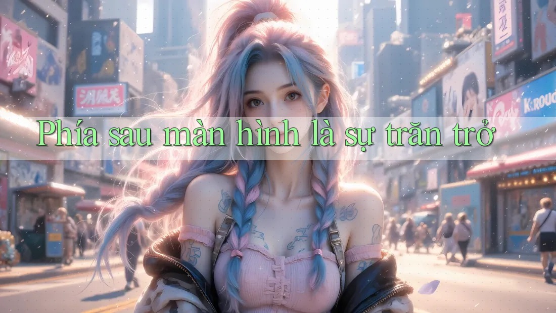 Phía sau màn hình là sự trăn trở