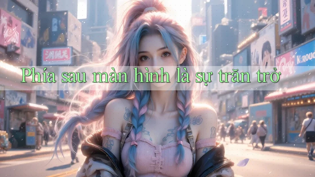 Phía sau màn hình là sự trăn trở