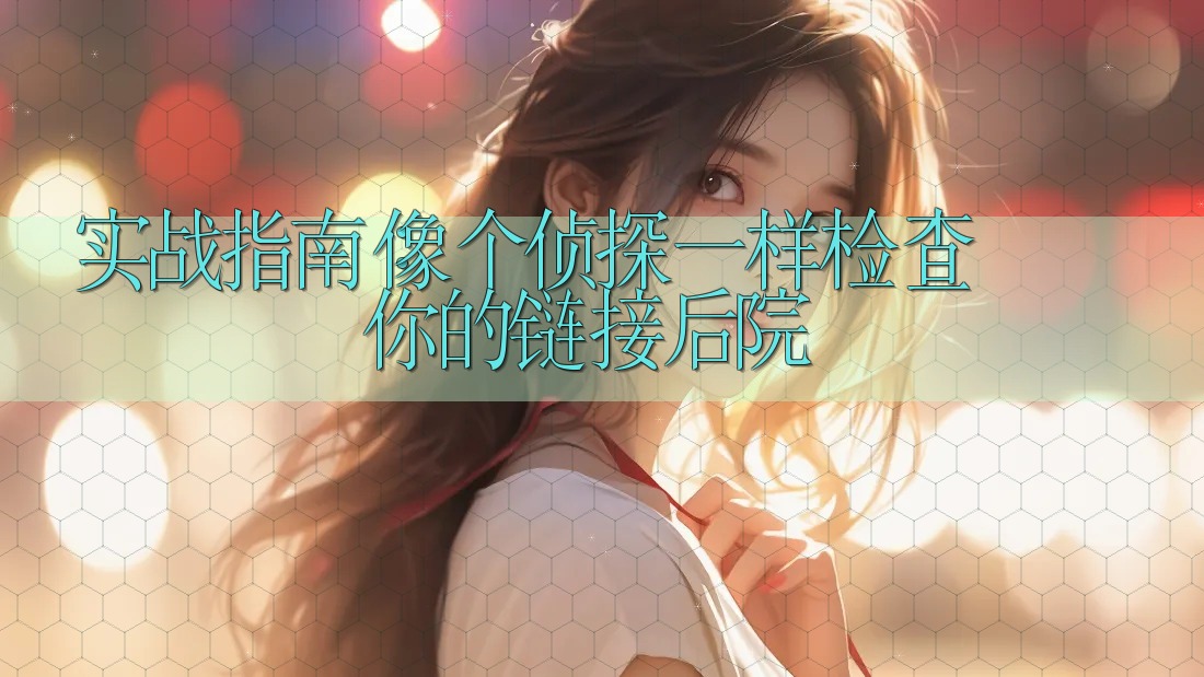 实战指南：像个侦探一样检查你的链接后院