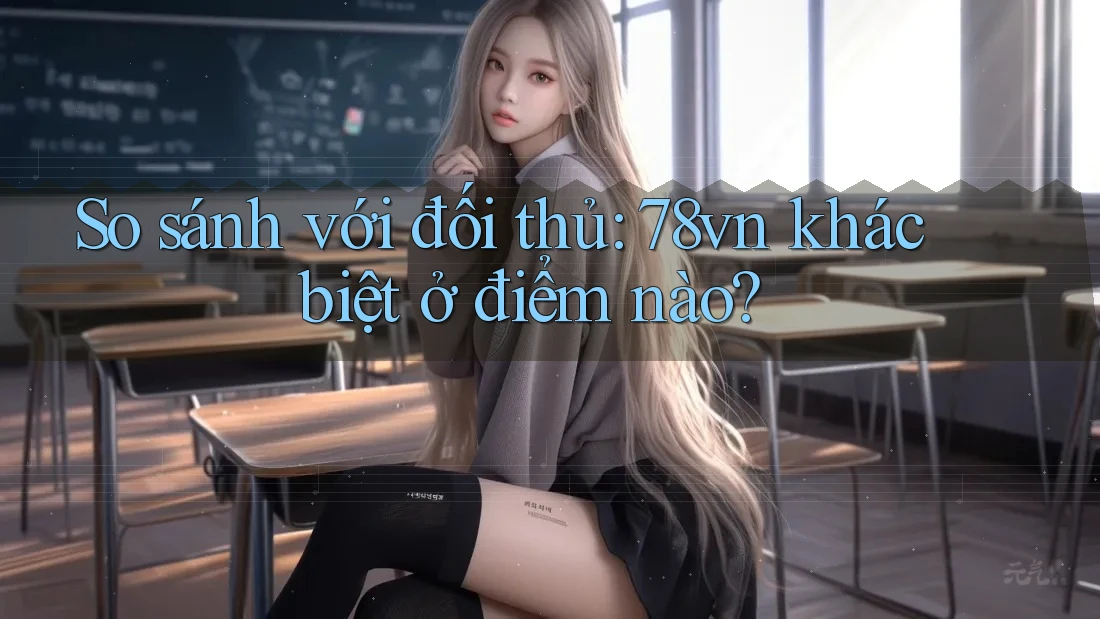 So sánh với đối thủ: 78vn khác biệt ở điểm nào?