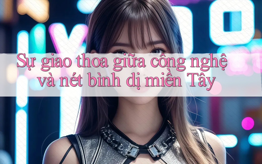 Sự giao thoa giữa công nghệ và nét bình dị miền Tây