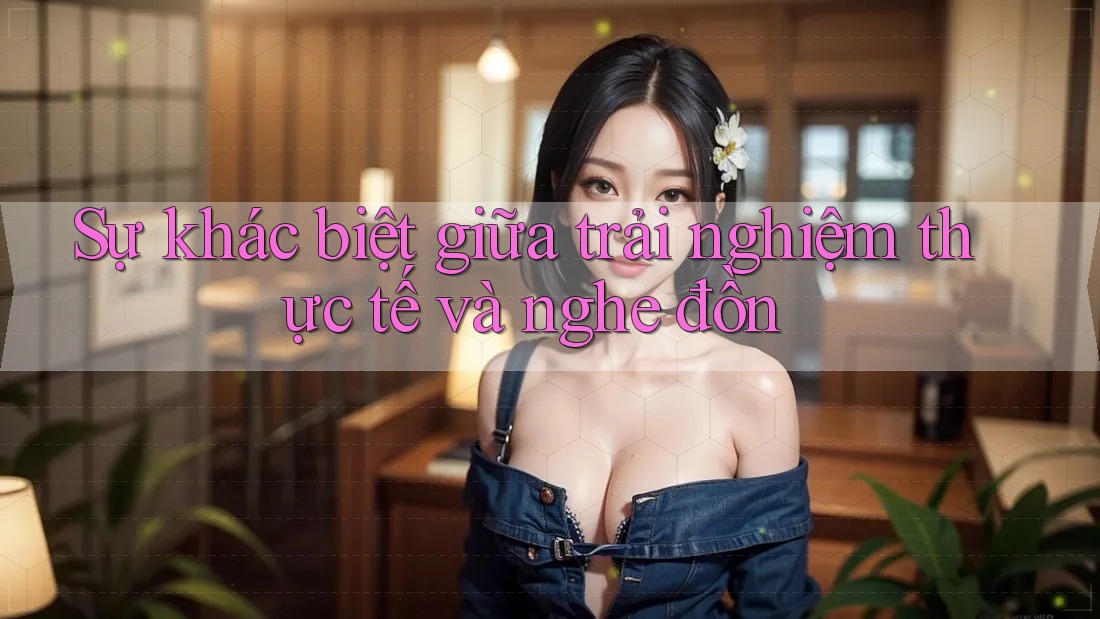 Sự khác biệt giữa trải nghiệm thực tế và nghe đồn