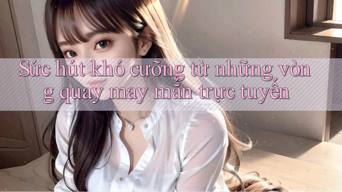 Sức hút khó cưỡng từ những vòng quay may mắn trực tuyến